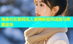 海角社区新闻名人堂揭秘最热话题与明星故事