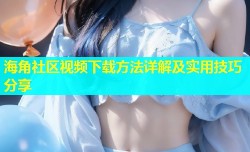 海角社区视频下载方法详解及实用技巧分享