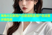 海角社区新用户注册流程及用户名设置详细指南