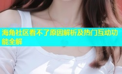 海角社区看不了原因解析及热门互动功能全解