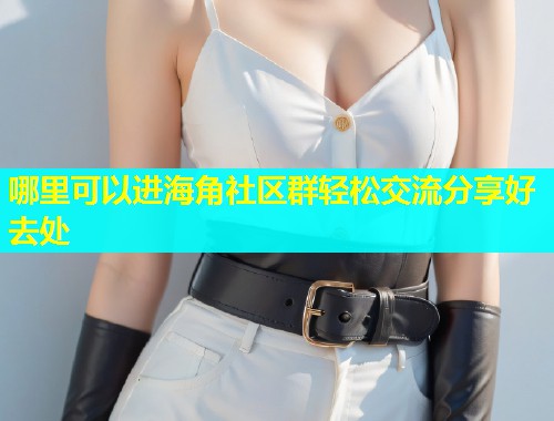 哪里可以进海角社区群轻松交流分享好去处  第1张