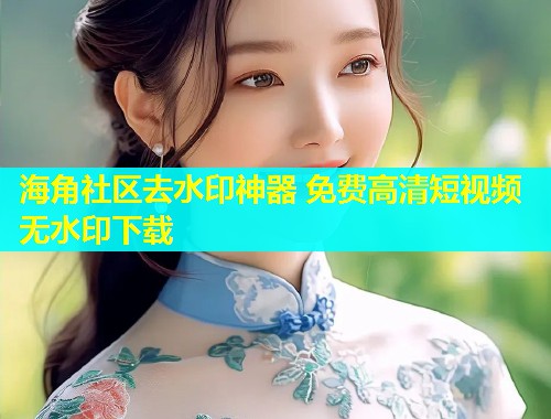 海角社区去水印神器 免费高清短视频无水印下载  第1张